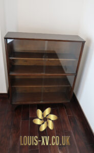 Antique Pleasing Victorian Bookcase in Walnut